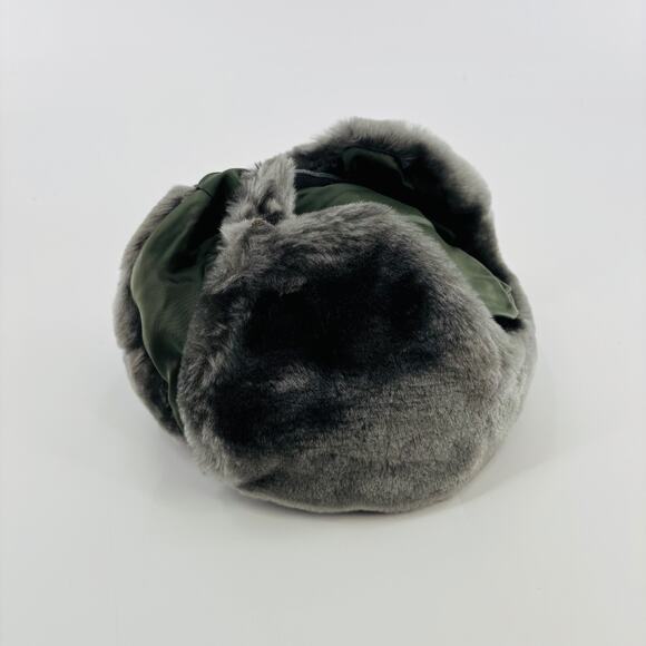 Vintage Military Winter Flying Helmet/Cap - Sage Green Type B9B - Picture 5 of 6